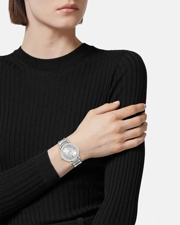 Versace Greca Sphere Watch Pnul Women Watches