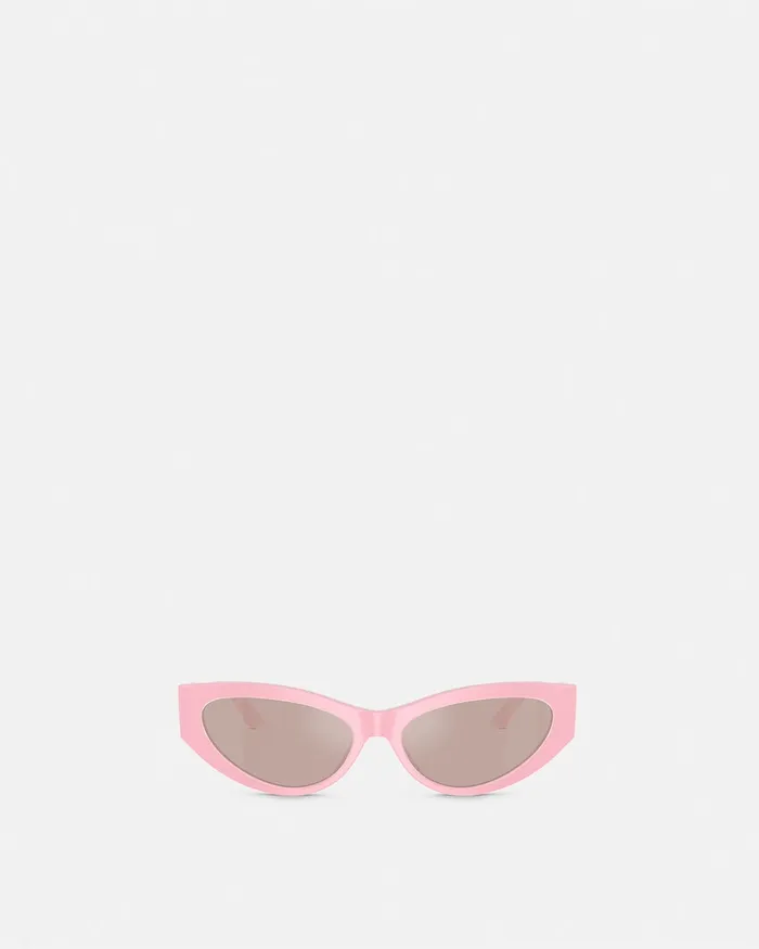 Versace Greca Strass CatEye Sunglasses Pink Women Sunglasses