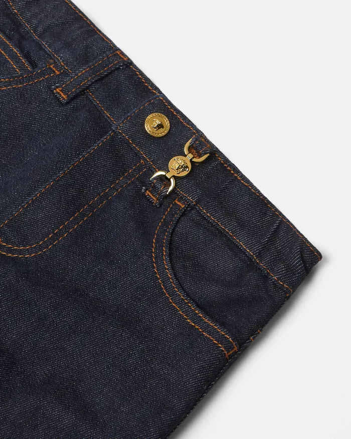 Versace Medusa 03995 Jeans Blue Kids Pants and Skirts