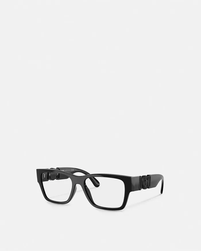Versace Medusa Biggie Glasses Black Women Eyeglass Frames