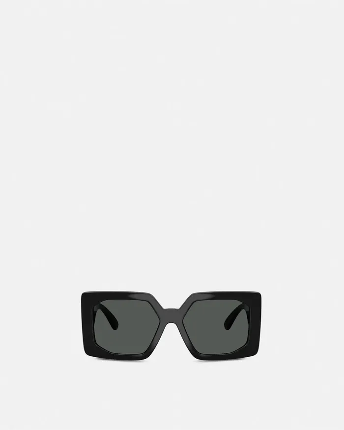 Versace Medusa Biggie Maxi Sunglasses Blackgold Women Sunglasses