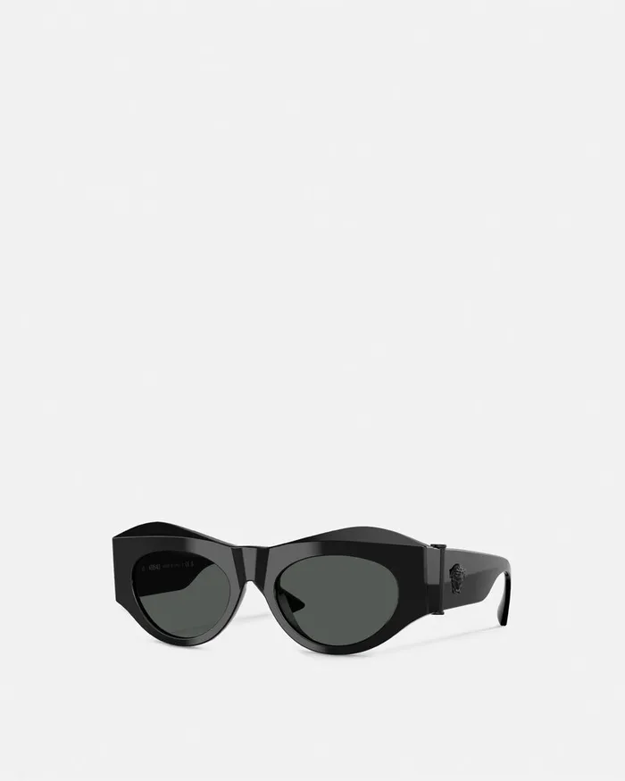 Versace Medusa Glam Sunglasses Black Women Sunglasses