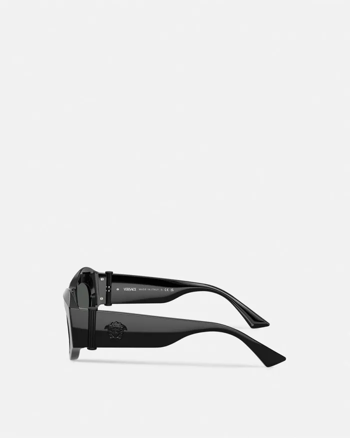 Versace Medusa Glam Sunglasses Black Women Sunglasses