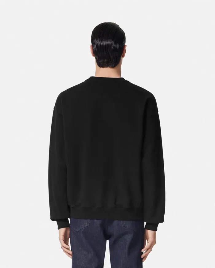 Versace Medusa Medallion Sweatshirt Blackprint Men Sweatshirts