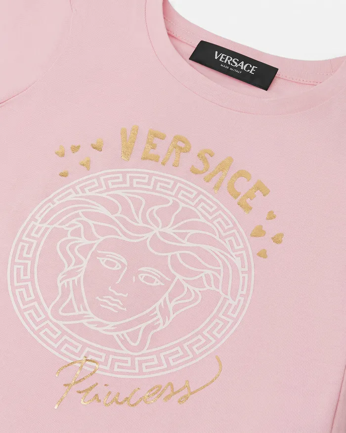Versace Medusa Princess TShirt Pink Kids Shirts and Tshirts