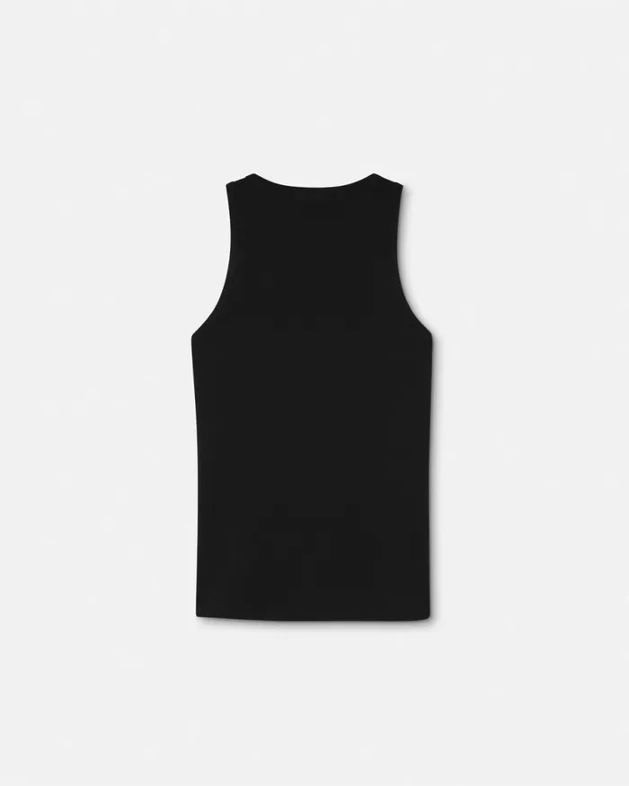 Versace Medusa Tank Top Undershirt Black Men Loungewear and Pajamas
