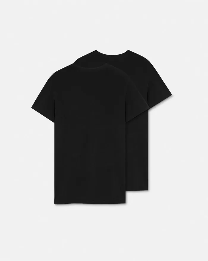 Versace Medusa Undershirt 2Pack Black Men Loungewear and Pajamas