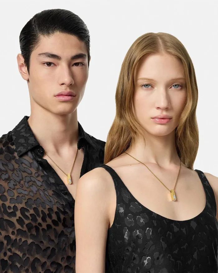 Versace Necklace Gold MenWomen Necklaces