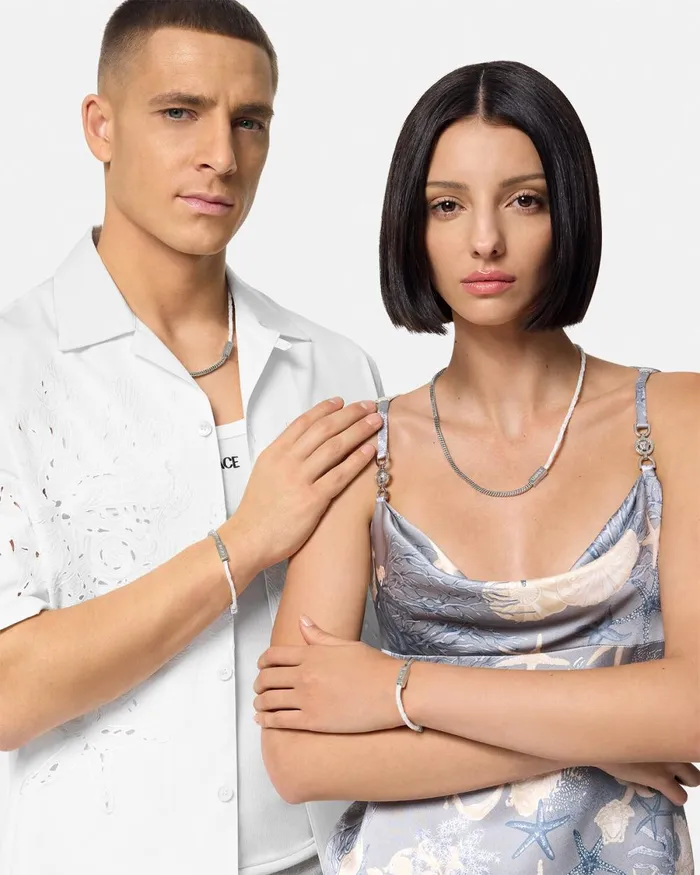 Versace Necklace Silver WomenMen Necklaces