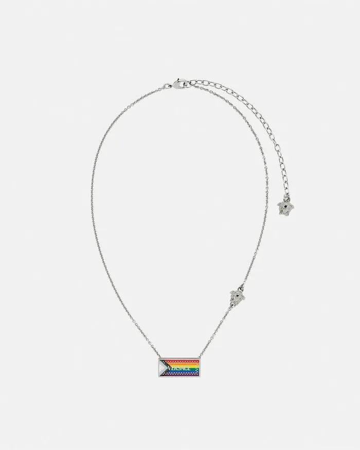 Versace Pride Necklace Silver WomenMen Necklaces