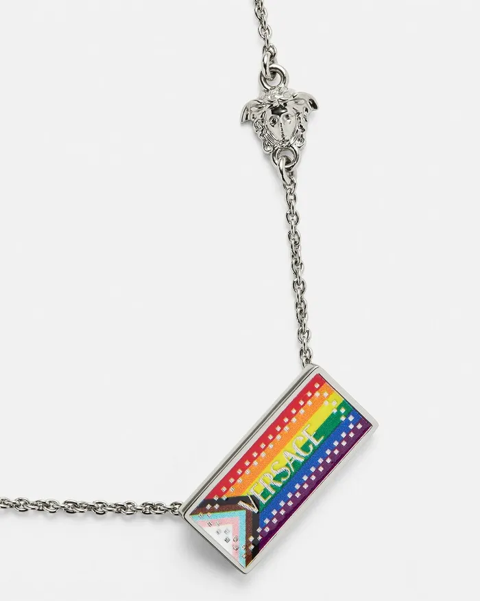 Versace Pride Necklace Silver WomenMen Necklaces
