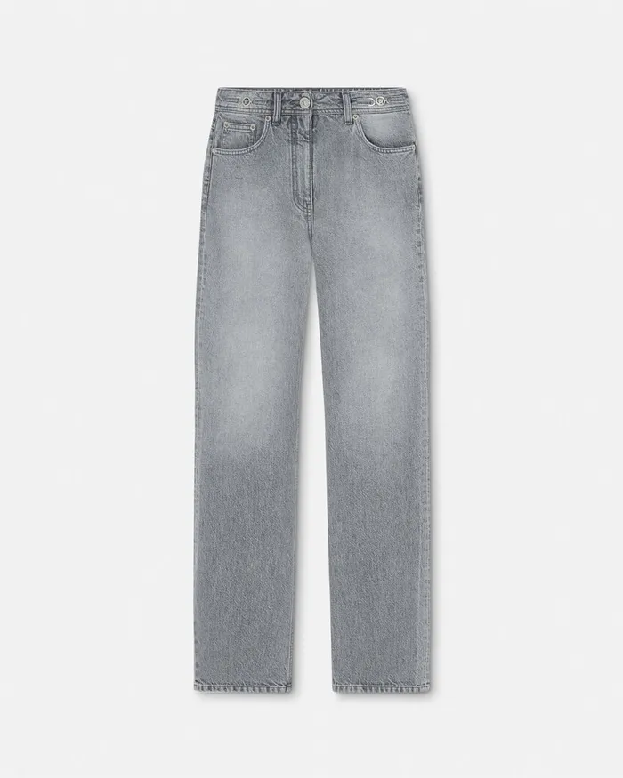 Versace RegularFit Jeans Gray Women Pants and Shorts