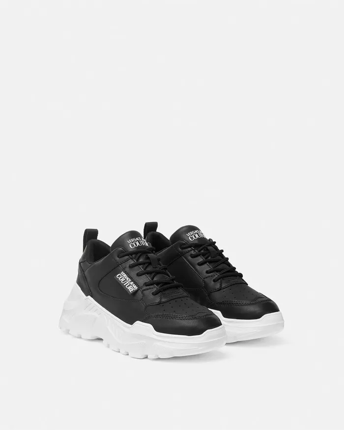 Versace Speedtrack Sneakers Blackprint Women Jeans Couture