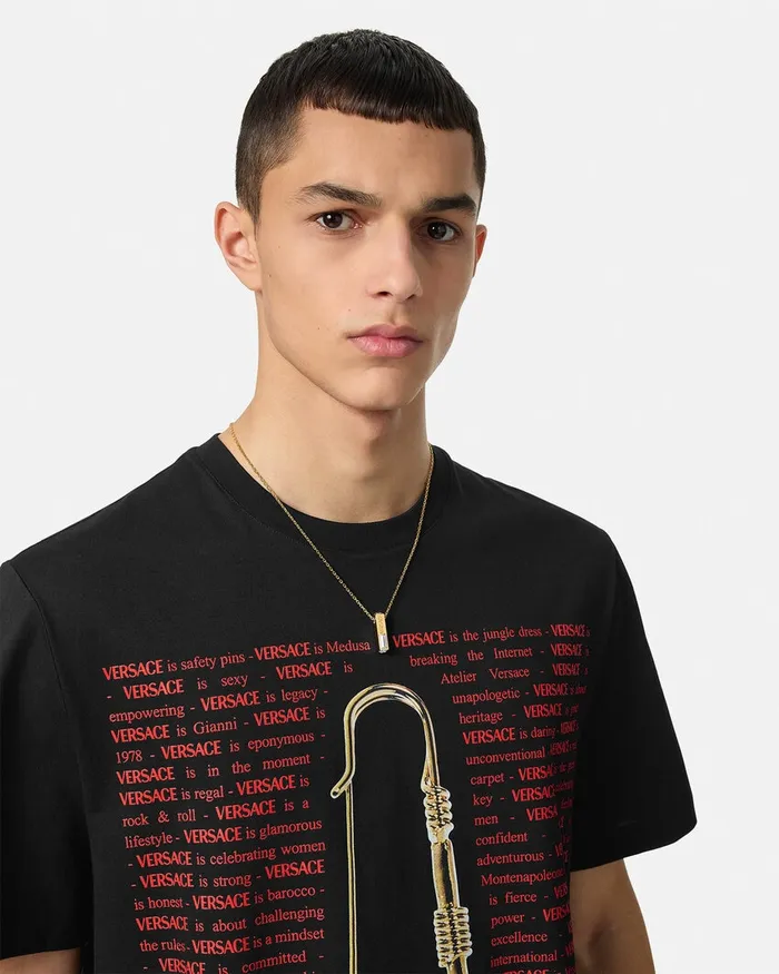 Versace TShirt Blackprint Men TShirts and Polos