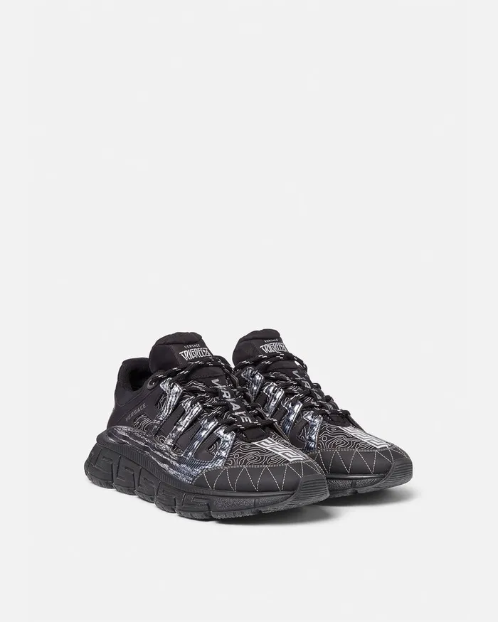 Versace Trigreca Sneakers Black Men Trigreca