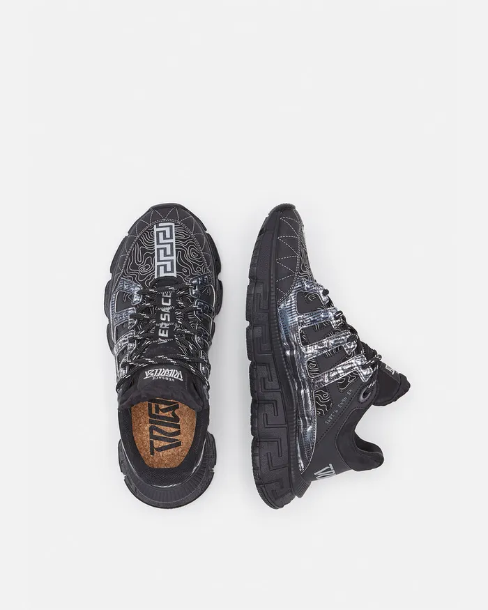 Versace Trigreca Sneakers Black Men Trigreca