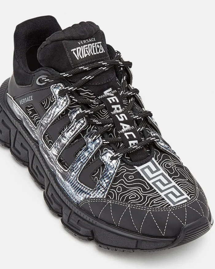 Versace Trigreca Sneakers Black Men Trigreca