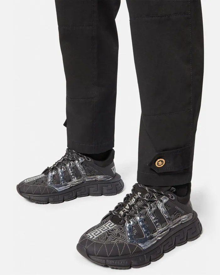 Versace Trigreca Sneakers Black Men Trigreca