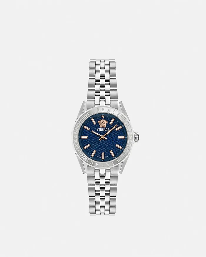 Versace VCode Lady Watch Bluesilver Women Watches