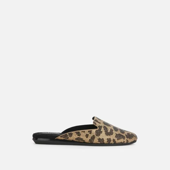 Viv Jewel Slide Slipper Leopard Women Kenneth Cole Flats
