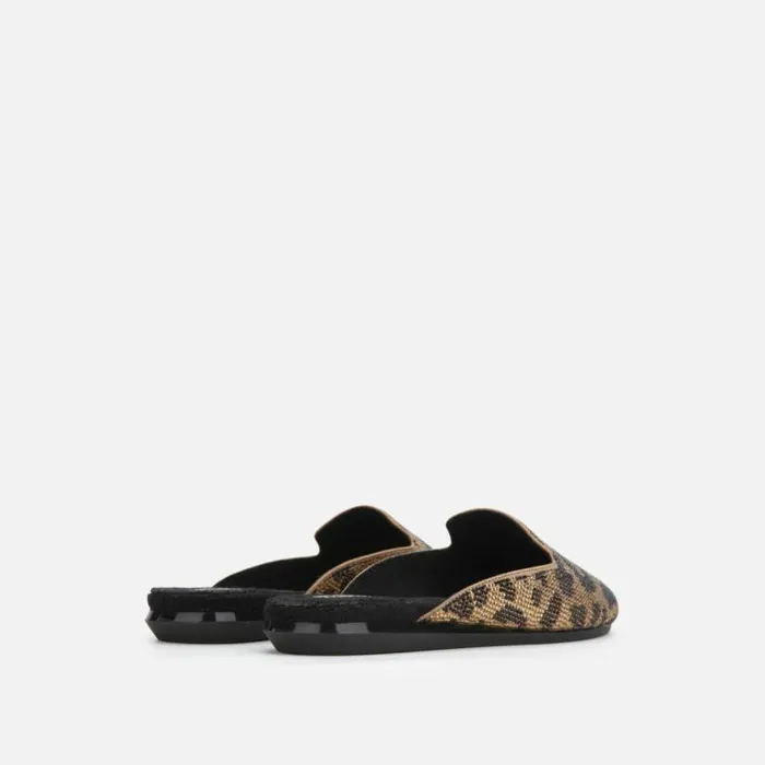 Viv Jewel Slide Slipper Leopard Women Kenneth Cole Flats