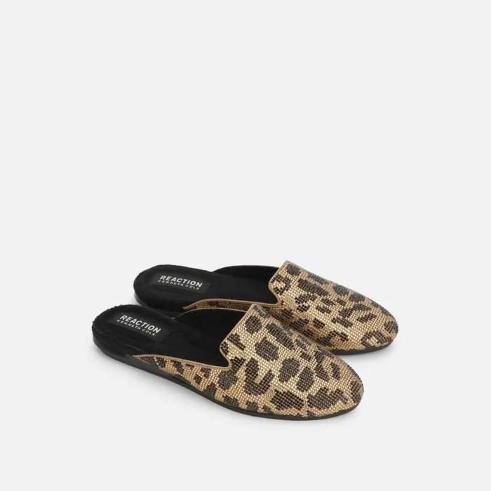 Viv Jewel Slide Slipper Leopard Women Kenneth Cole Flats