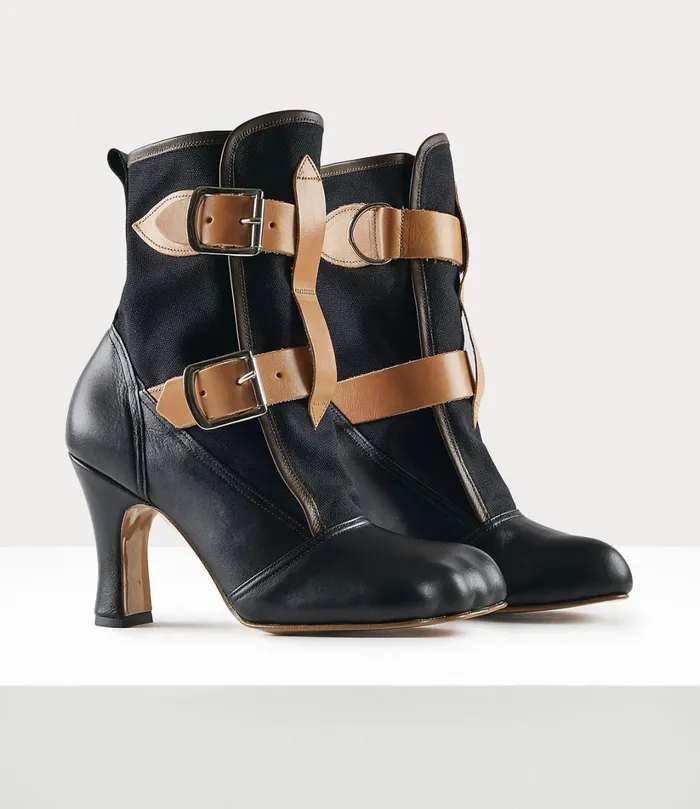 Vivienne Westwood Boots Women Bondage Boot Black
