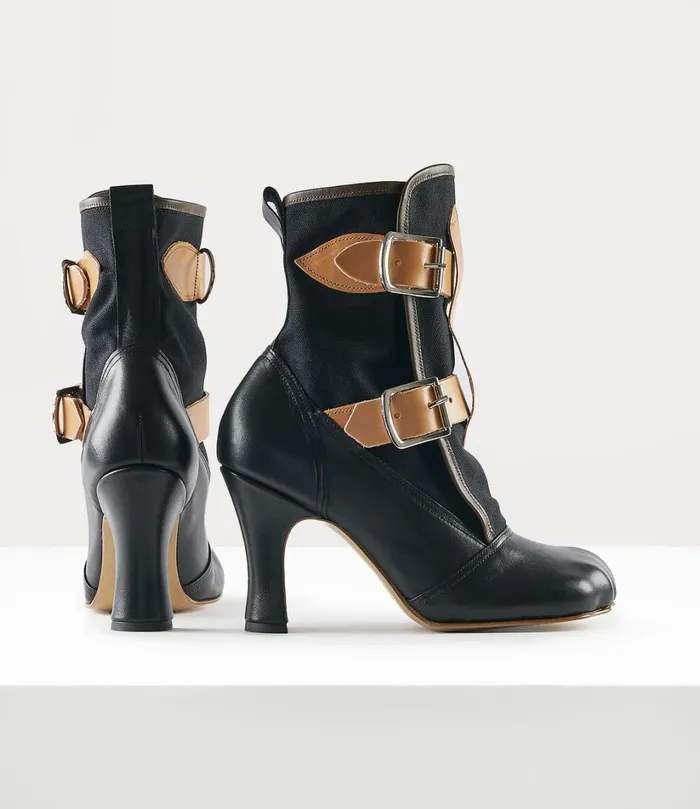 Vivienne Westwood Boots Women Bondage Boot Black