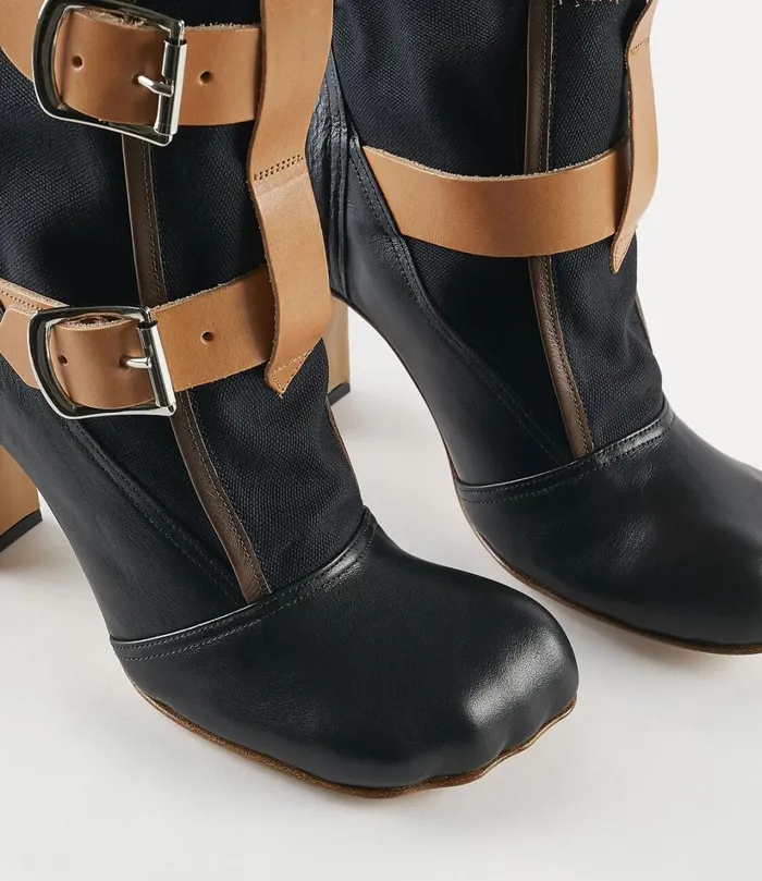 Vivienne Westwood Boots Women Bondage Boot Black