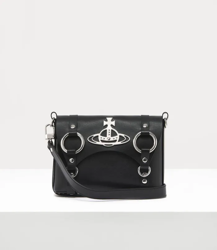 Vivienne Westwood Crossbody Bags WomenMen Kim Crossbody Bag Black