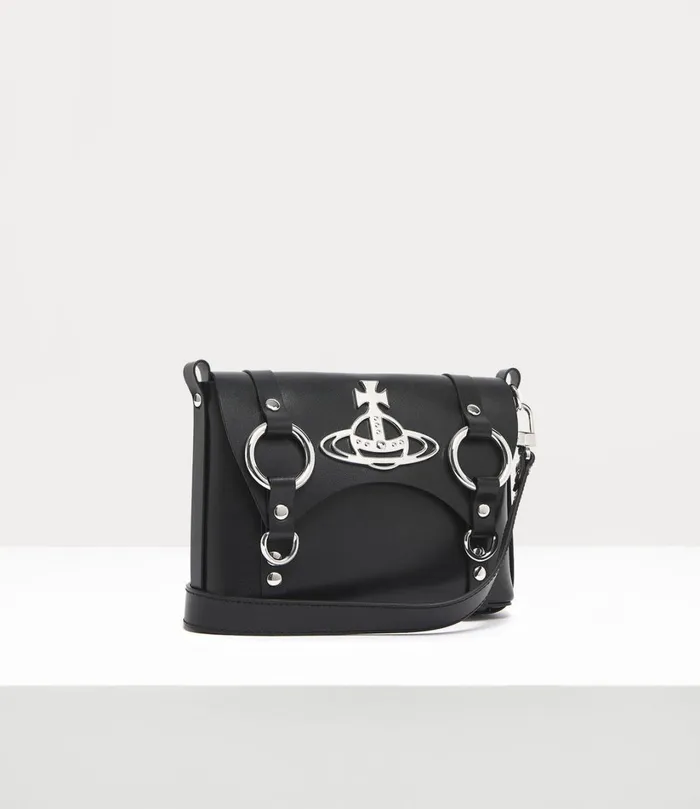 Vivienne Westwood Crossbody Bags WomenMen Kim Crossbody Bag Black