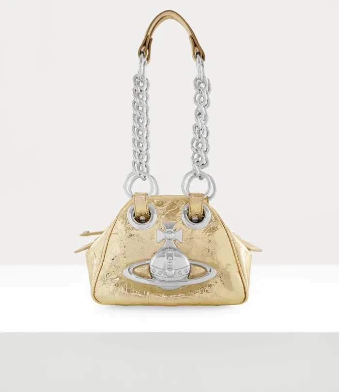 Vivienne Westwood Handbags Women Archive Chain Handbag Gold