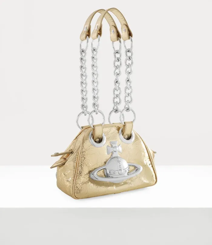 Vivienne Westwood Handbags Women Archive Chain Handbag Gold