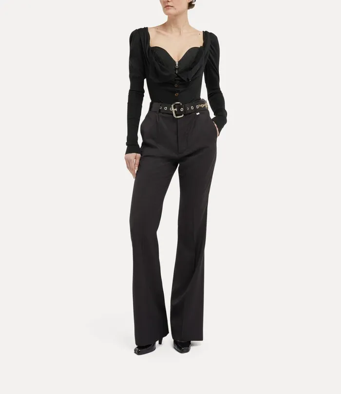 Vivienne Westwood Knitwear Women Bea Corset Cardigan Black