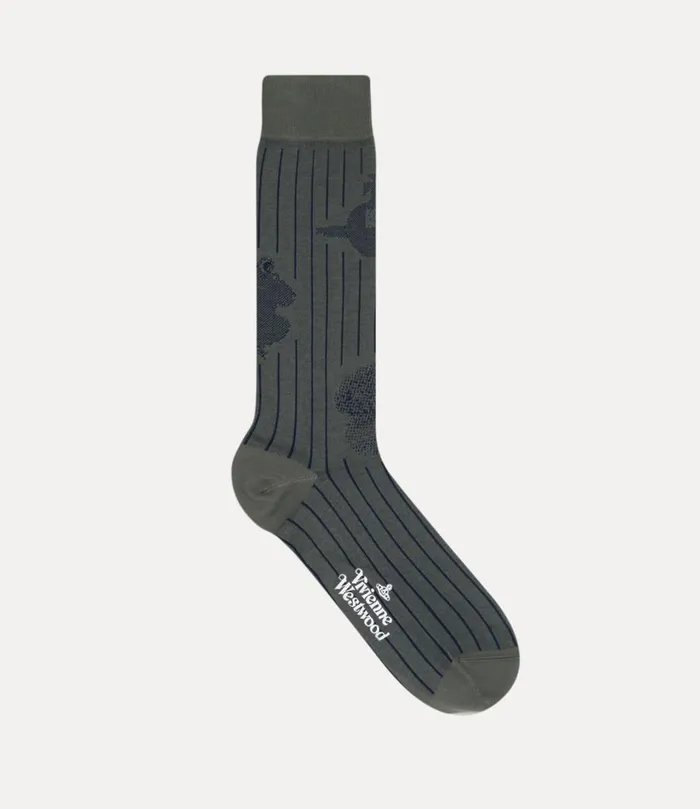 Vivienne Westwood Socks And Tights WomenMen Figurines Sock Grey