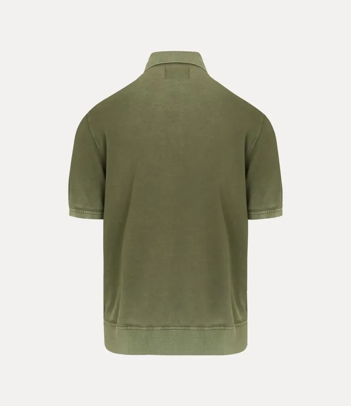 Vivienne Westwood TShirts And Polos Men Ripped Polo Shirt Green
