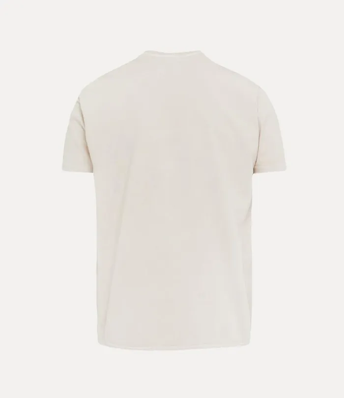 Vivienne Westwood TShirts And Polos Men Stencil Orb Classic TShirt Beige