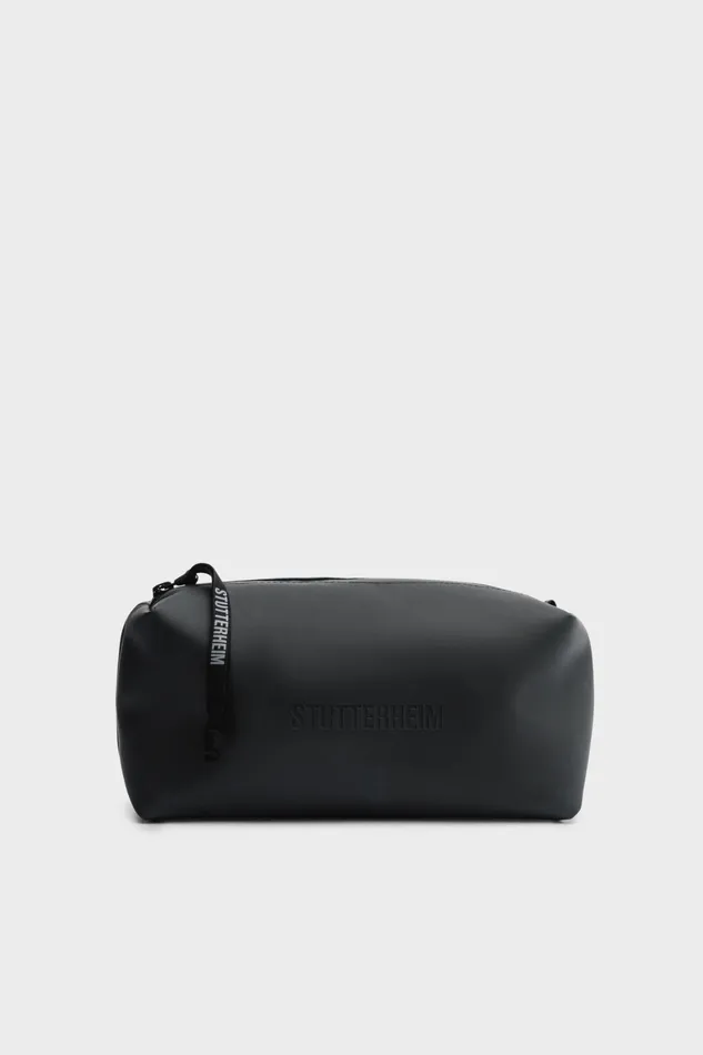 Wash Bags Women Stutterheim Container Large Wash Bag Black