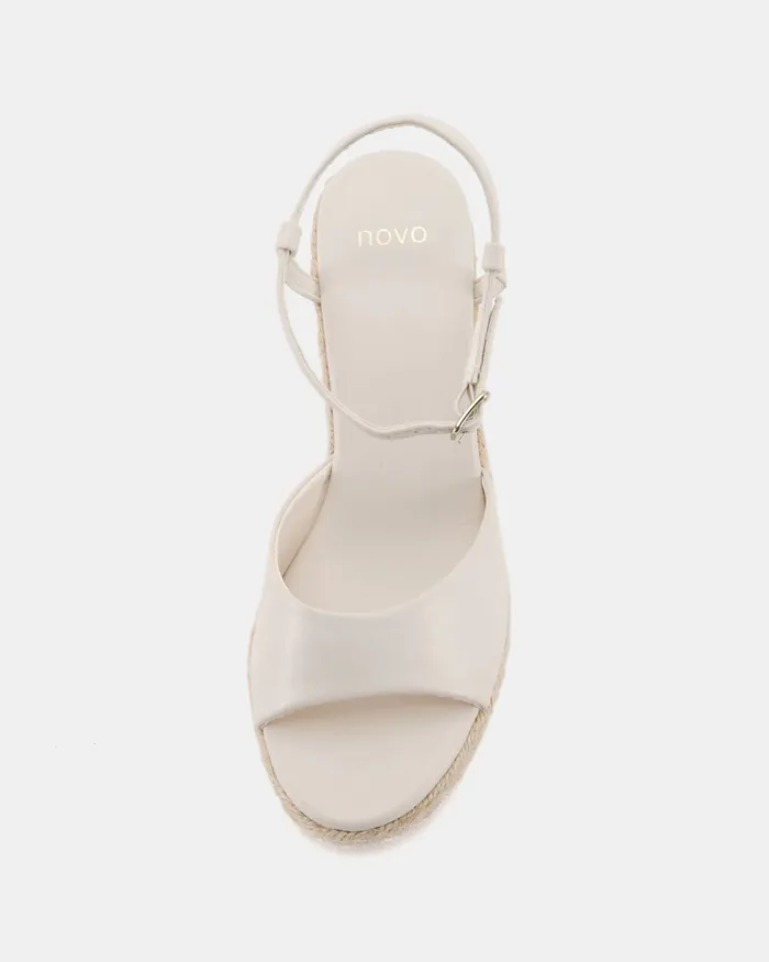 Wedges NOVO Shoes Women WELLS CREAM