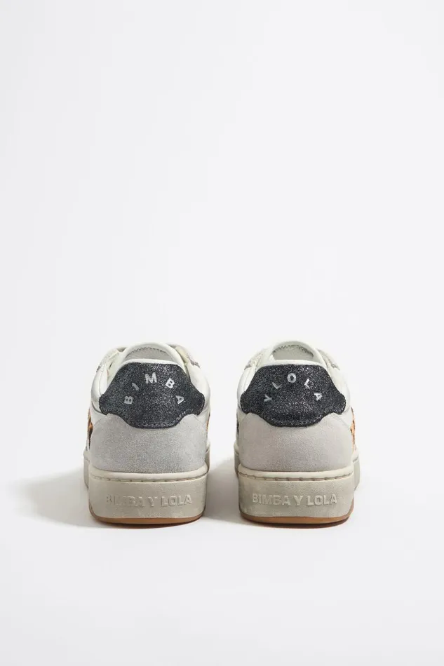 White Leopard Print Leather 13 57 Cupsole Sneaker White Women Bimba Y Lola Sneakers White Leopard Print Leather 13 57 Cupsole Sneaker White Women Bimba Y Lola Sneakers