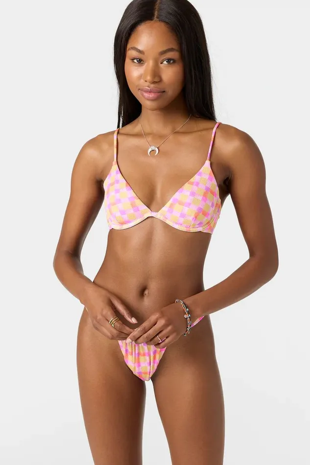 WINDSOR PLAID HONOPU TOP Women O039NEILL Swim