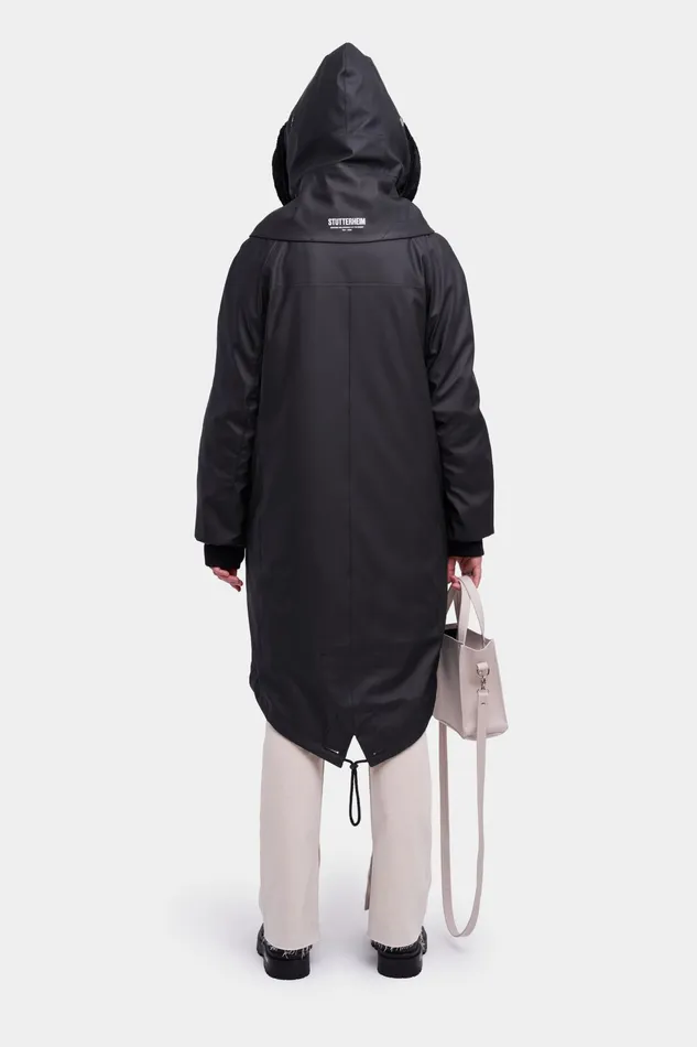 Winter Coats Men Stutterheim Kalix Parka Black