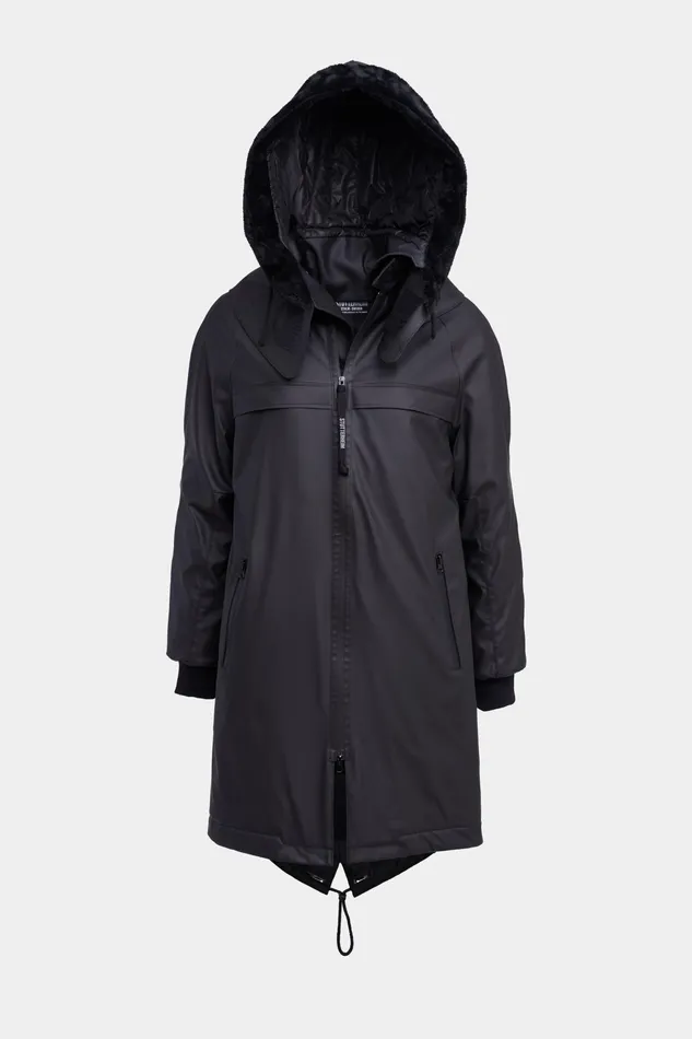 Winter Coats Men Stutterheim Kalix Parka Black