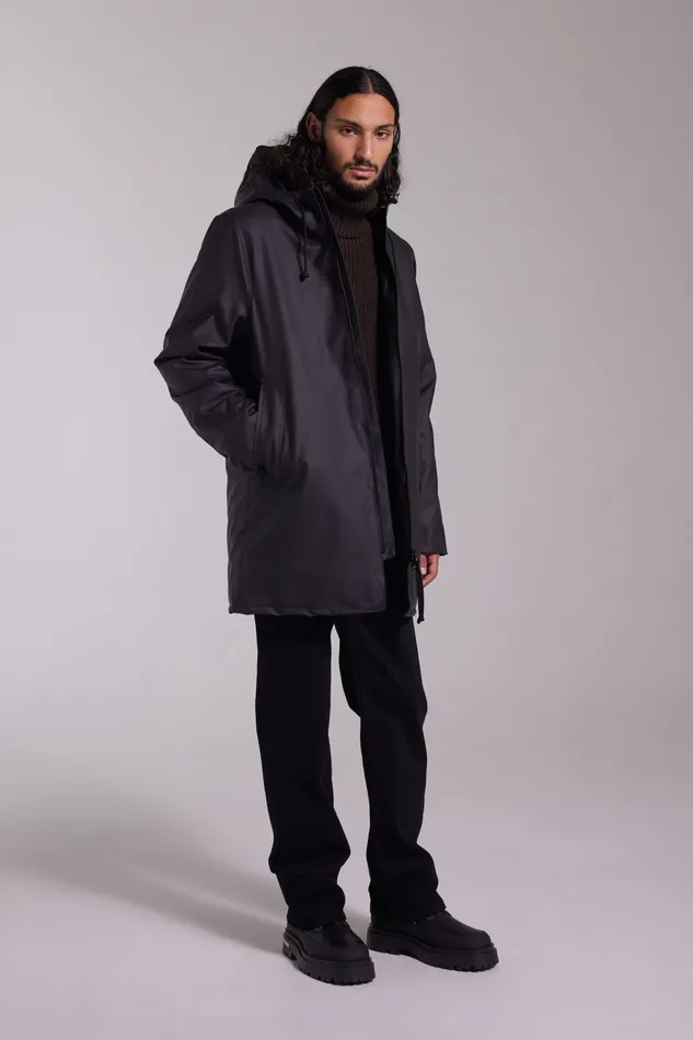 Winter Coats Men Stutterheim Stockholm Winter Jacket Black