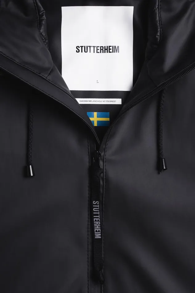 Winter Coats Men Stutterheim Stockholm Winter Jacket Black
