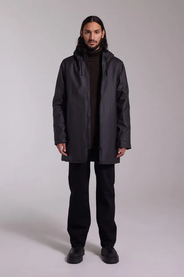 Winter Coats Men Stutterheim Stockholm Winter Jacket Black