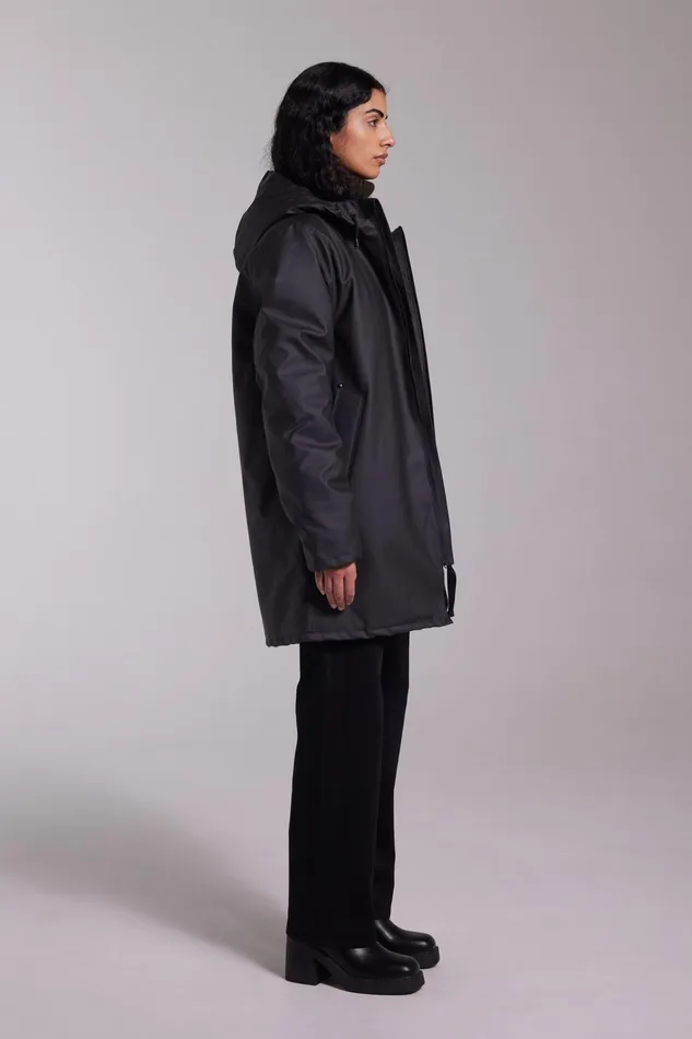 Winter Coats Men Stutterheim Stockholm Winter Jacket Black