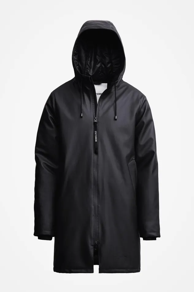 Winter Coats Men Stutterheim Stockholm Winter Jacket Black