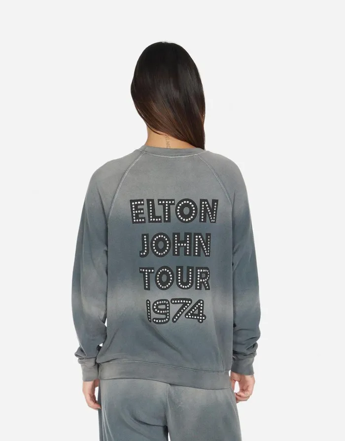 Women039s Anela Elton John Piano Faded Graphite Lauren Moshi Sweaters and Knits