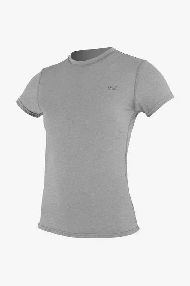 WOMEN039S BLUEPRINT UV SHORT SLEEVE SUN SHIRT Overcast Women O039NEILL Women039S Wetsuits